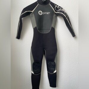 Osprey Wetsuit OSX Series Youth XS Full Length Long Sleeve Size Junior Black